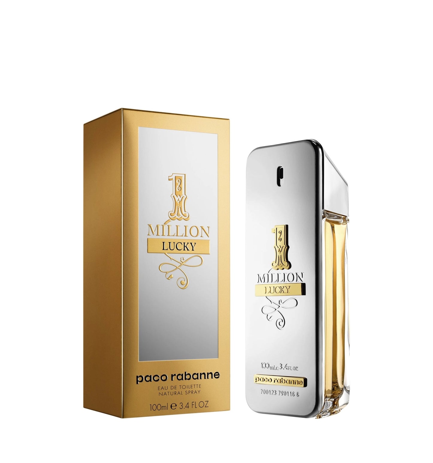 PACO RABANNE ONE MILLION LUCKY UOMO EAU DE TOILETTE 100 ML (SCATOLATO)